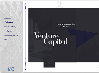 Venture Capital Pitch Deck Design adobe illustrator branding concept design illustration logo presentation design presentation layout prezi