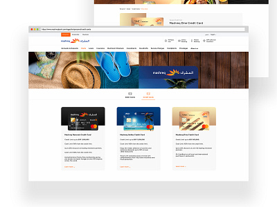 Mashreq Bank | Credit Cards Landing Page bank card credit design egypt mashreq ui ux w website