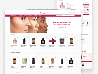 Nasser Pharmacy | E-commerce Shop e commerce egypt nasser pharmacy shop ui ux