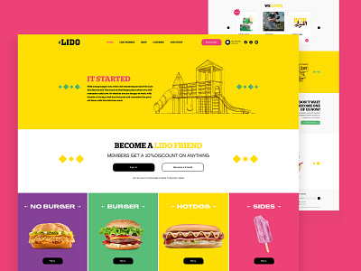 El-Lido Burger | E-commerce burger design e commerce egypt food onlinee order shop ui ux