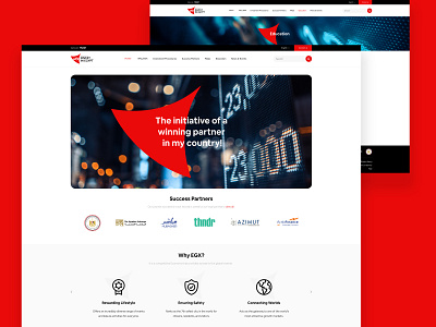 Invest In Egypt | IIE Initiative Website design egx egypt egyptian exchange finance ministry stock ui ux w website