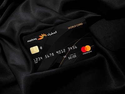 Mashreq Bank | World Card Branding bank branding card credit design egypt graphic design