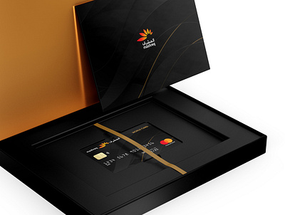Mashreq Bank | World Card Branding bank black box branding egypt elegant packaging