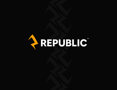Republic Egypt | Logo black brand identity branding design egypt logo yellow