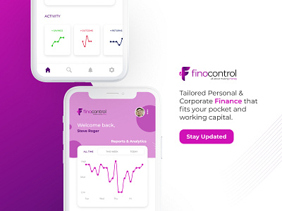 Banner for a Finance based Company