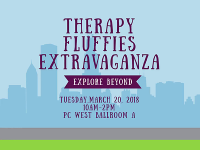 Therapy Fluffies Extravaganza 2018 Campaign branding design event branding illustration marketing motion graphic vector
