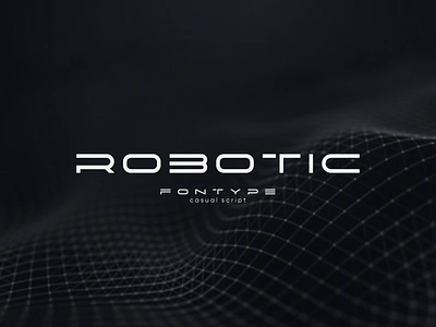 Robotic Font elegant font font awesome font design font family futuristic modern