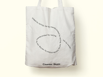 Counter–State Tote Bag brand and identity brand design brand designer brand identity brand identity design branding graphic design graphic design logo logo logodesign