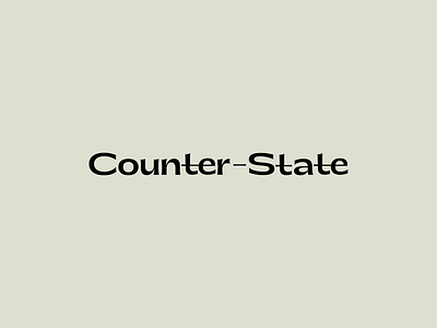 Counter–State Logotype