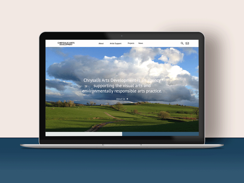 Chrysalis Arts Development Website & Rebrand