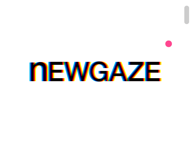 nEWGAZE Music Logo Animation animation blog brand branding helvetica html javascript logo music
