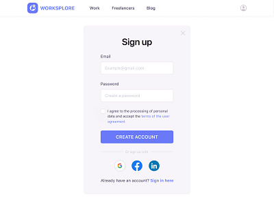 Sign up log in sign in sign up sign up form ui ux web