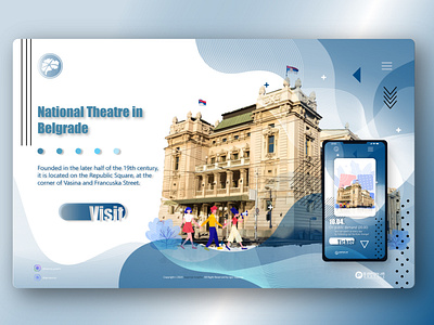 Web page design National Theatre