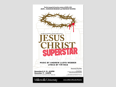 JESUS CHRIST SUPERSTAR (Final) poster theatre