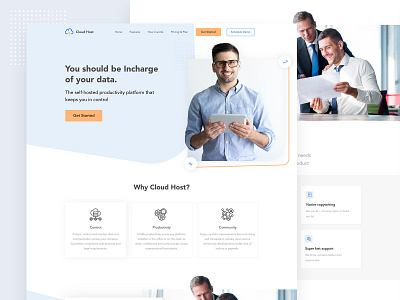 Landing Page Exploration Cloud Company appdesign behance branding creative design designer designinspiration dribbble graphicdesign illustration interface product design typography ui uidesign uiux userexperience userinterface ux web design