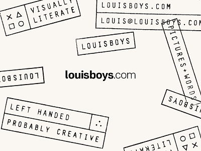 louisboys.com branding design digital folio web website