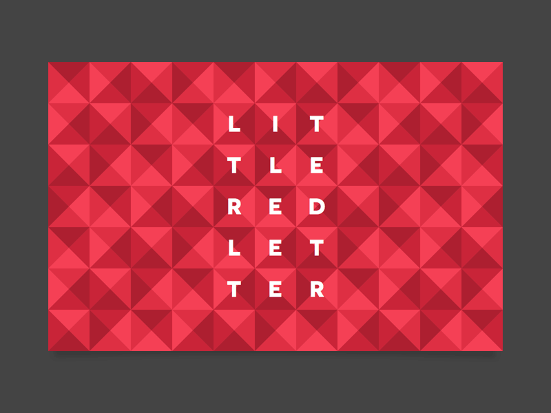 Little Red Letter Business Cards business cards littleredletter wip