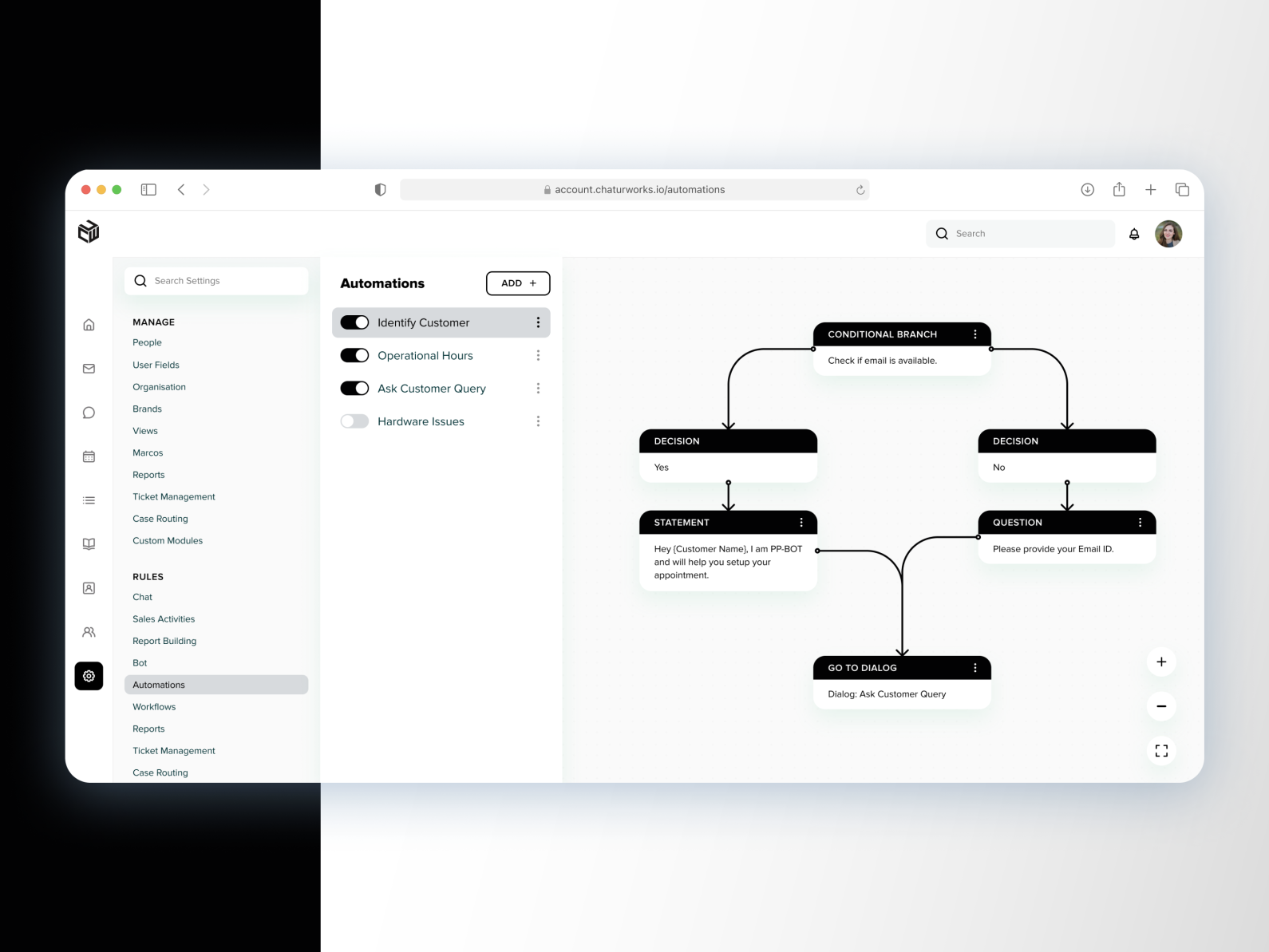 Automation Workflow builder by Nikhil Kaushik on Dribbble