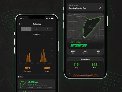 KeepFit - Running Tracker App app design design fitness fitness app fitness tracker interface mobile mobile design ui ui design uiux ux ux design workout app