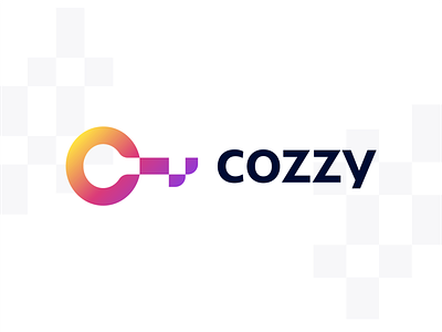 Cozzy - Smart Hotel v2 app branding hotel icon key logo moye moyedesign simple design smart