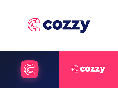 Cozzy - Smart Hotel v3 branding letter logo logodesign moye moyedesign