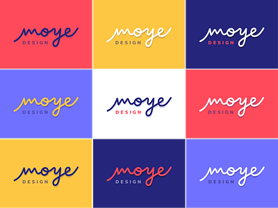 Moye Design Logo branding design logo moye moyedesign simple design typography