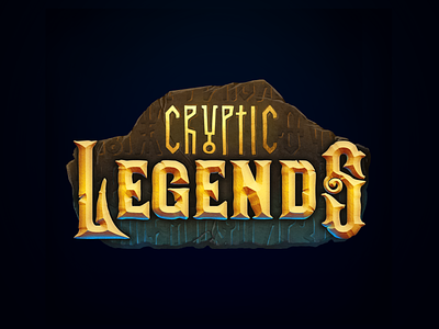 Cryptic Legends branding design logo moye moyedesign typography