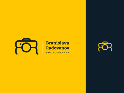 Branislava Radovanov Photography Logo branding design logo logodesign minimal moye moyedesign photograhy photography logo simple design vector