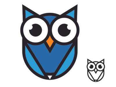 Owl Logo friday fun logo logo a day