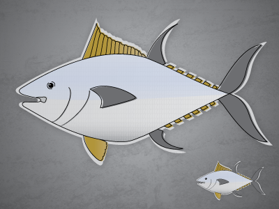 Tuna WIP branding fish illustration jsteinberg logo tuna website