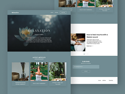 Articles for healthy uiux webdesign webapp