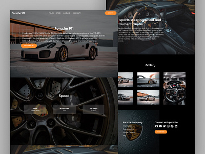 Landing page cars ui