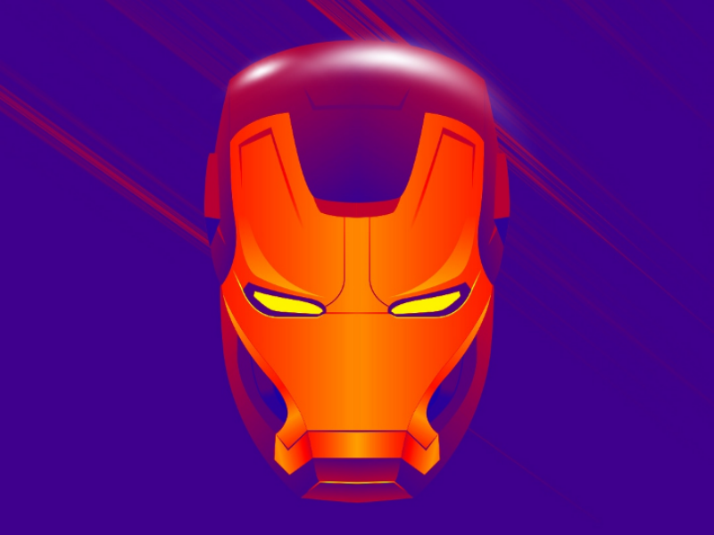 Ironman helmet by Dhaval Solanki on Dribbble