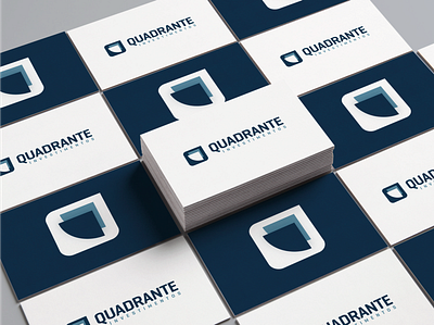 Quadrante Investimentos - Brand abstract art direction art direction design blue brand brand design brand identity colors degrade design icons illustrator logo money