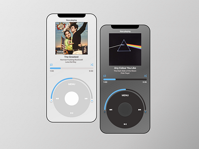 Ipod Music Player app apple figma iphone ipod minimalist music music app music player player ui ux