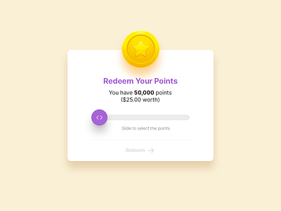 Pay By Points Widget