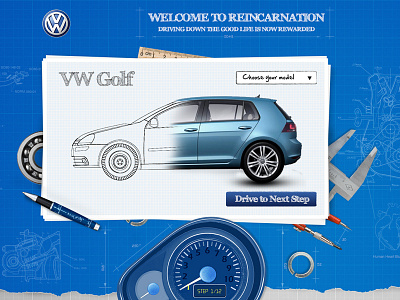 Volkswagen car compass drawing engineering sketch speedometer volkswagen