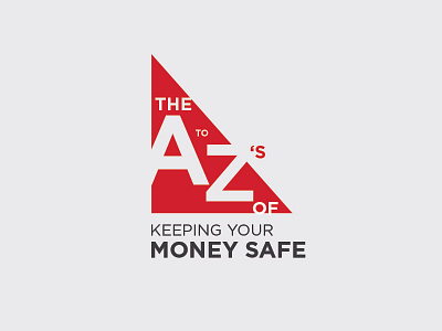 A-Z banking emblem logo mkney text art title