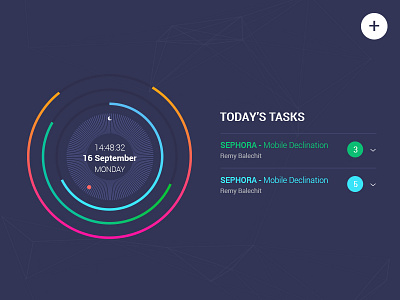 V2 Task Sheet round clock schedule task