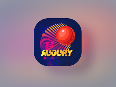 App Icon 3d text app icon cricket golden gradient ipl vibrant