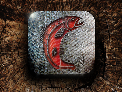 Tully Icon - Game of Thrones bark fish game of thrones got icon ios scales tully