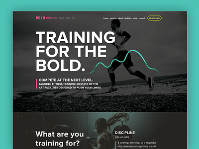 Bold Athletes brand fitness triathlon web