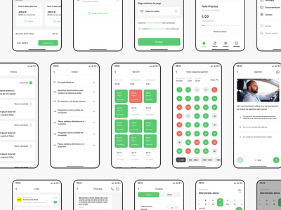 Drivel, driving license app app design interaction ios ui ui design ux