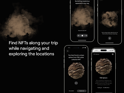 Discover Spain - NFTs app app design find interaction mobile nft treasure ui ux