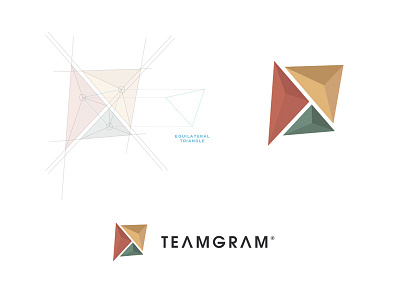 Teamgram architecture brand branding building logo logo design logotype mark studio symbol tamgram