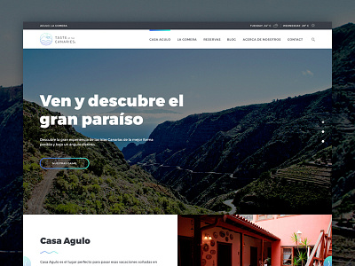 Taste of the Canaries Home apartment canaries design home house rent rental ui ux