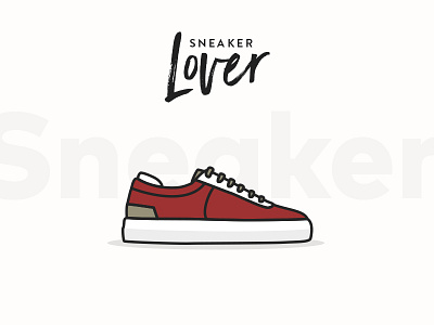 Sneaker Lover Series art color design dribbble illustration line lover shoes sneaker sneaker design sneaker lover