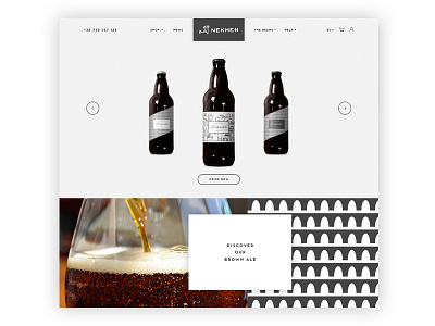 Nekhen web brown ale craft beer design homebrewing nekhen sumerians ui ux web