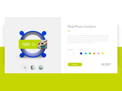 Imoy Product Card imagination imoy kids product card toy ui design web design