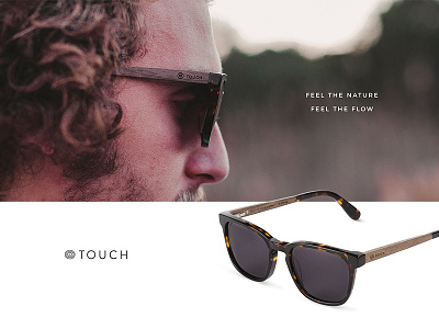 Touch® brand branding design logo logotype mark sunglasses symbol touch